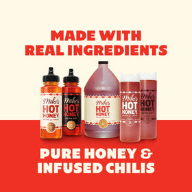 Mike's Hot Honey on a charcuterie board adds balance and heat.
