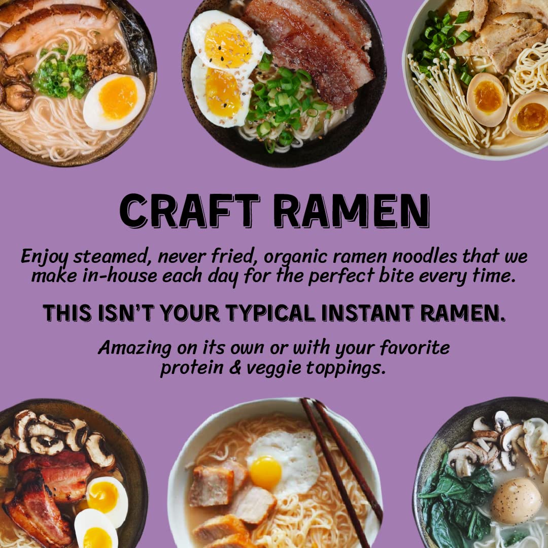 Mike's Mighty Good Craft Ramen simmering-broth promises a rich scent while cooking