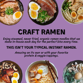 Mike's Mighty Good Craft Ramen simmering-broth promises a rich scent while cooking