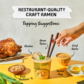 Mike's Mighty Good seed and palm oil-free recipe keeps ramen lighter and balanced.