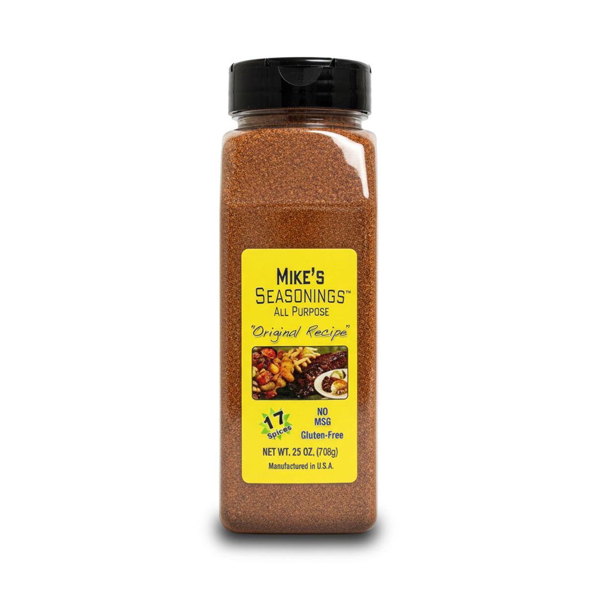 Mike's All Purpose Seasoning Original bottle front for versatile everyday flavor