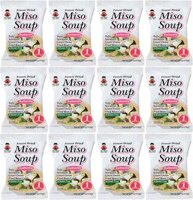 Miko Brand miso ingredients: tofu, green onion, seaweed—ready in minutes.