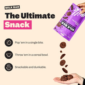 Milk Bar 3-pack resealable bag emphasizes freshness and convenient sharing