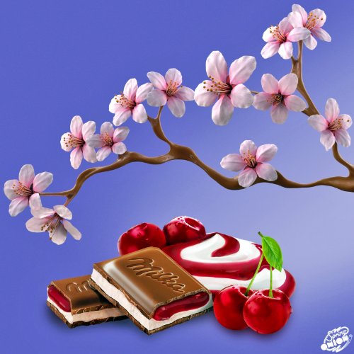 Milka open-pack view suggests gifting or mindful indulgence.