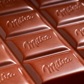 Milka Cocoa Life label on packaging signaling sustainable sourcing