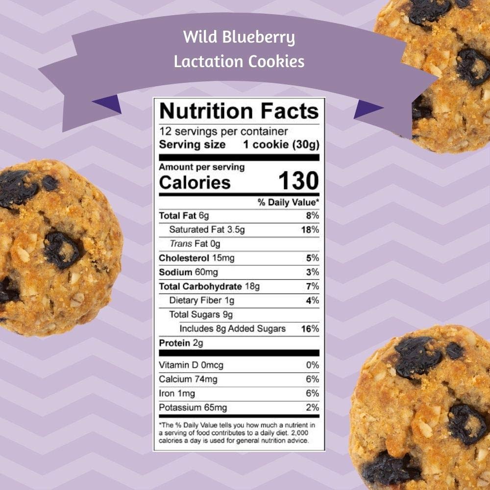 MilkBliss ingredients label showing oats, flaxseed, and brewers yeast