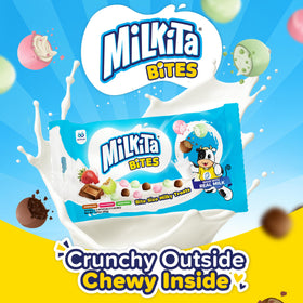 Milkita Bites honeydew pack, gluten-free milk candy snack