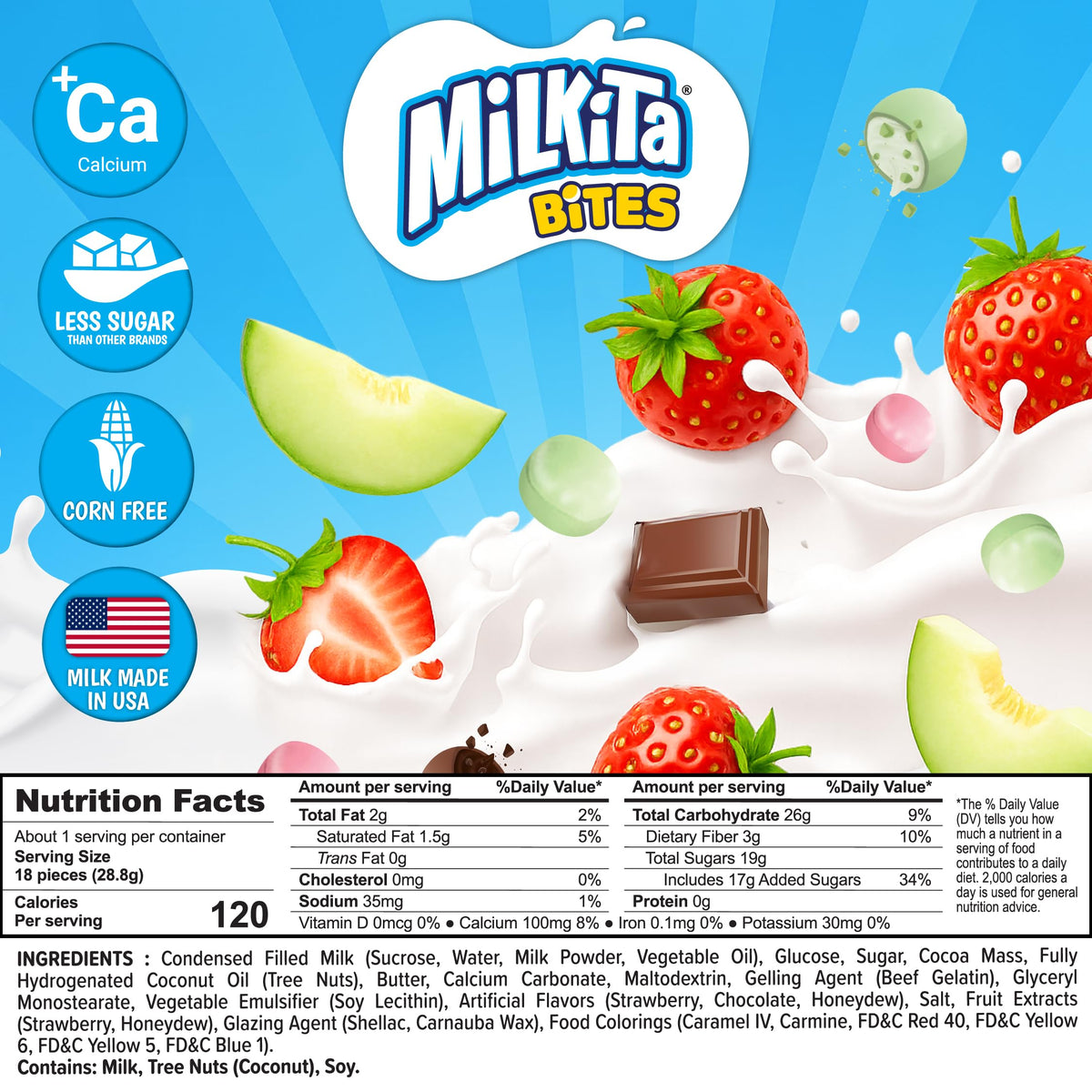 Milkita Bites in hand, perfect for on-the-go