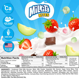 Milkita Bites in hand, perfect for on-the-go