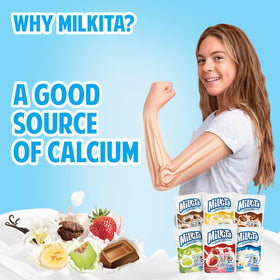 Milkita portable snack on the go ideal for purse, desk, or travel.