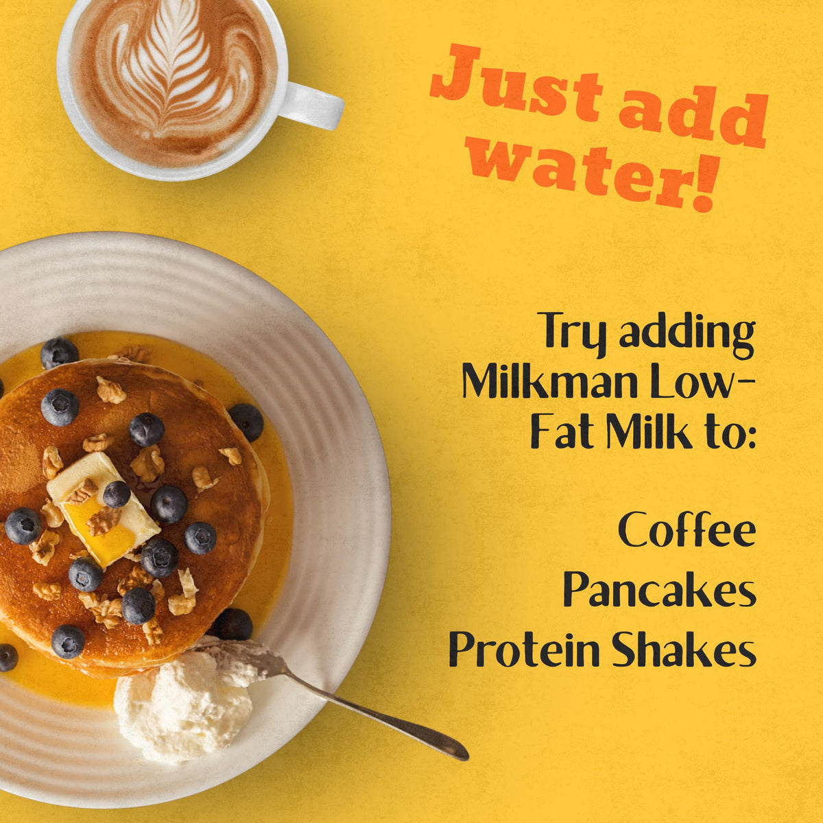 Milkman Instant Dry Milk Packets ideal for travel and camping.