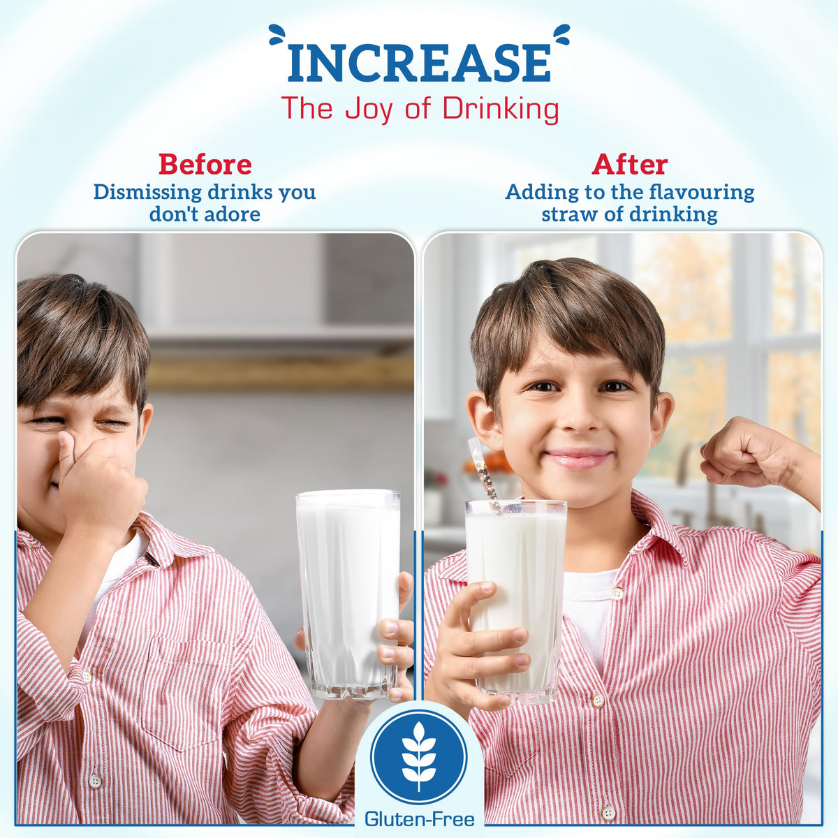 Milky Sip colorful packaging prompts kid-friendly milk moments