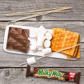 Box front view of Milky Way bulk pack for easy stocking.