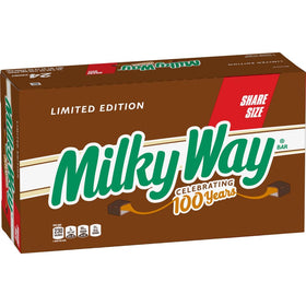 Milky Way share-size two bars in a 24-pack for bulk gifting.