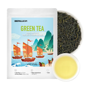 MILLETER Maofeng green tea buds, handpicked for fresh flavor and aroma.