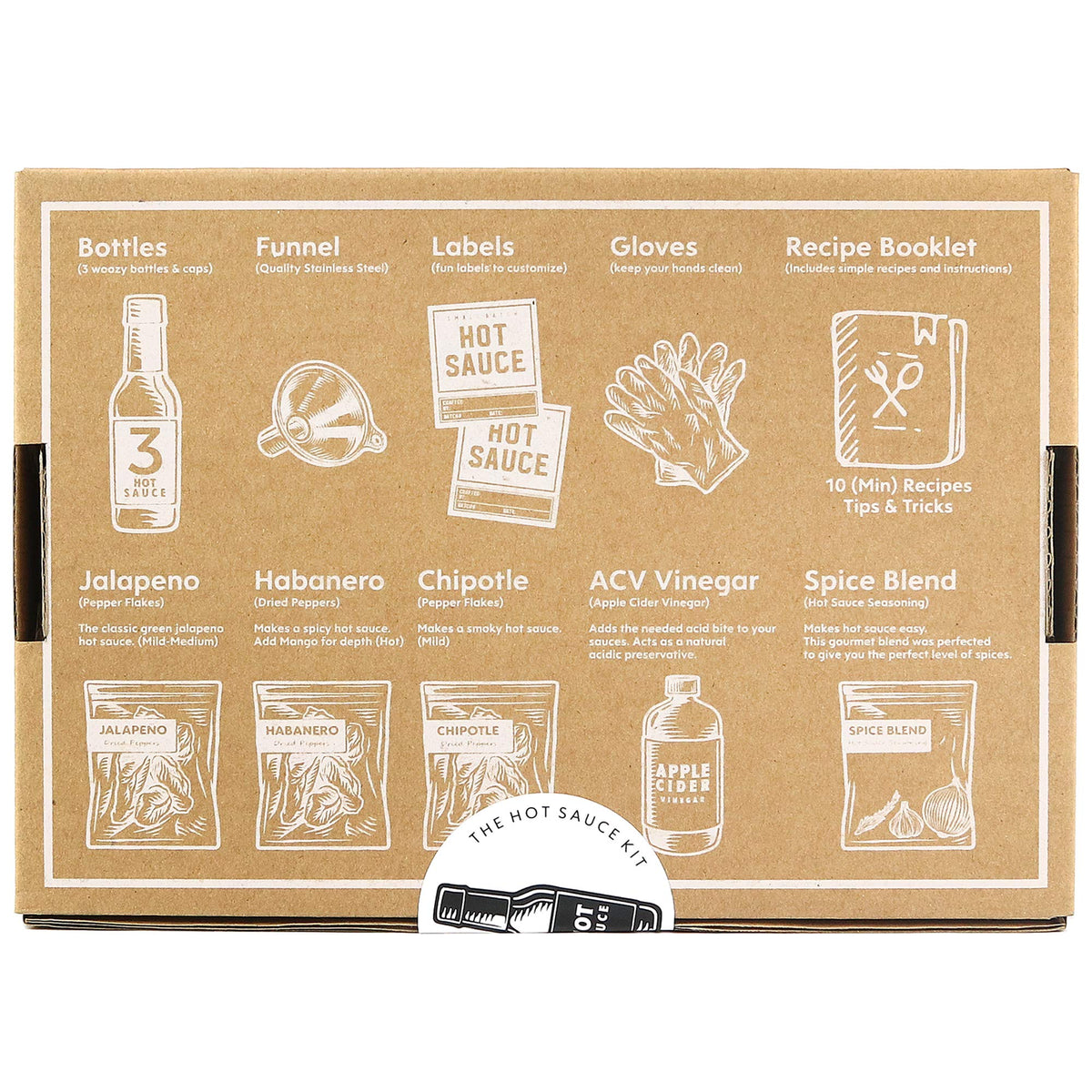 Millhouse Deluxe Hot Sauce Kit Chipotle focus for smoky flavor ideas.