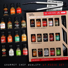 Millhouse Spice Co spice blends tins, vibrant flavors for versatile grilling and seasoning.