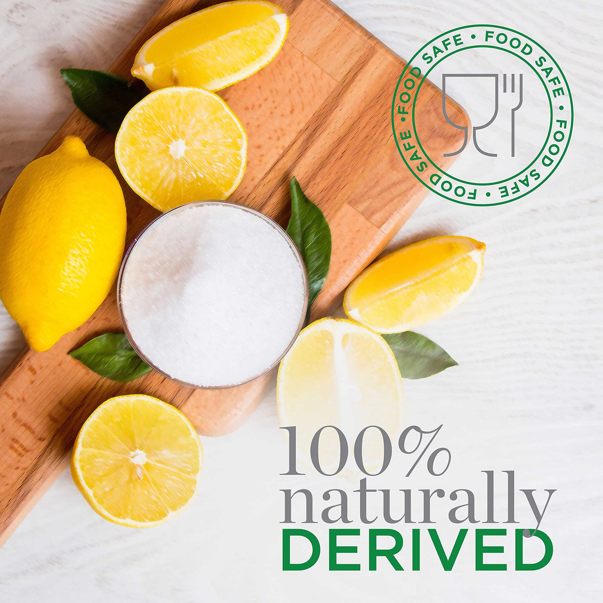 Milliard Citric Acid 5-Pound label, Non-GMO Project Verified quality.