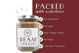 Millican Pecan Butter on toast enhances breakfast with natural pecan flavor.