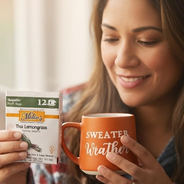 Millie's Sipping Broth Thai lemongrass aroma boosts flavor in hot cups
