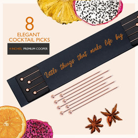 Millin Gourmet Garnish Gift Set beverage presentation with pairing ideas