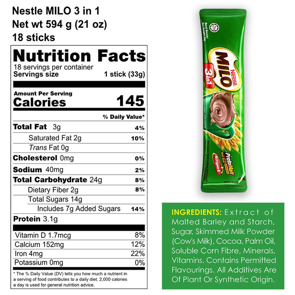 MILO on the go energy drink mix for busy days