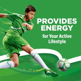 MILO Activ-Go vitamins label close-up showing essential nutrients