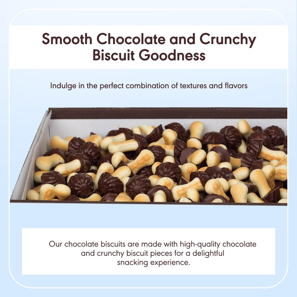 Miltonas chocolate biscuit texture closeup highlights crunchy bite with smooth chocolate.