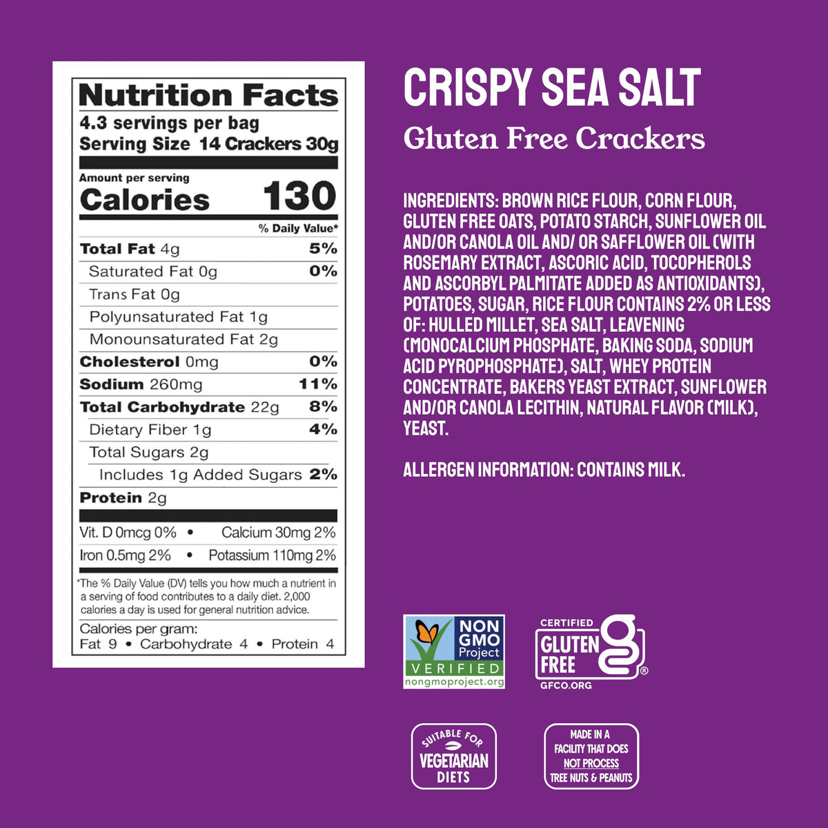 Milton’s Craft Bakers Crackers Multi-Grain, wholesome crunch for lunchboxes and quick snacking.