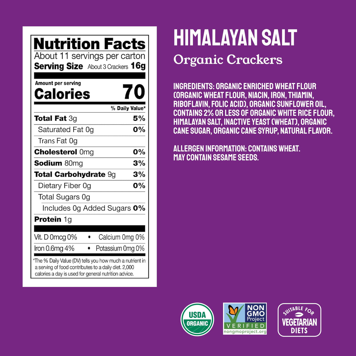 Milton's Craft Bakers Organic Crackers Multi-Grain close-up crisp texture