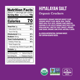 Milton's Craft Bakers Organic Crackers Multi-Grain close-up crisp texture