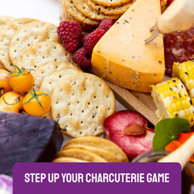 Milton's Craft Bakers certified organic packaging with non-GMO and kosher labels.