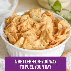 Milton's Protein Crackers pair with dips for quick protein and flavor.