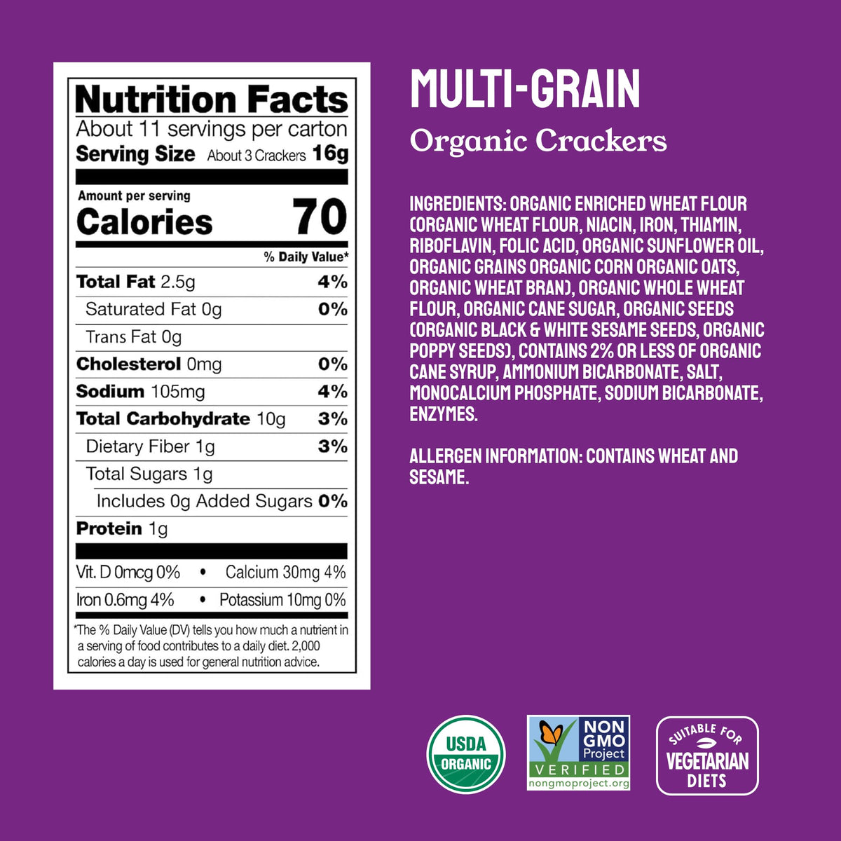 Milton's Organic Crackers on a charcuterie board with cheese and meats.