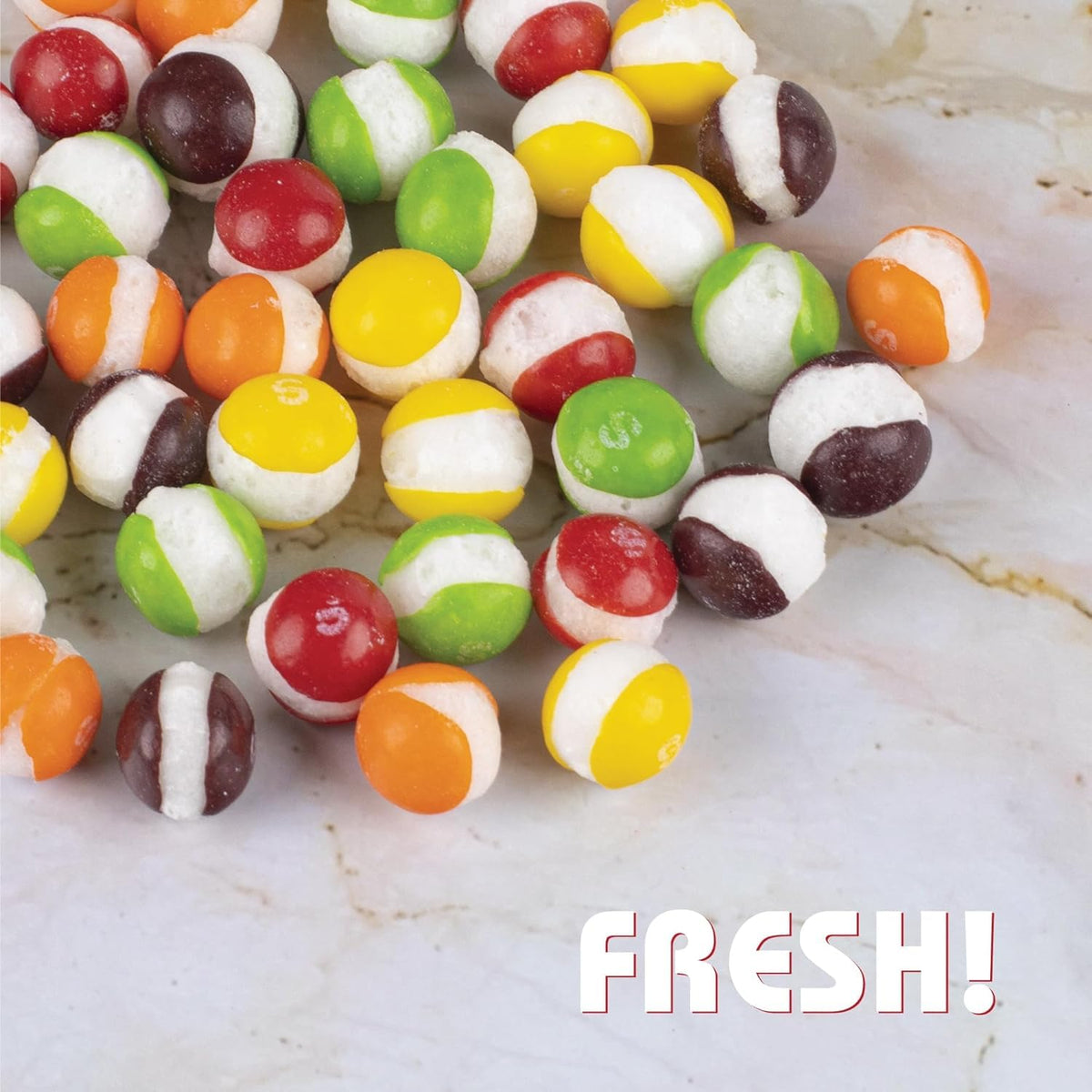 MiMa freeze dried asteroids crunchy fruit bites with vibrant flavors for party bowls