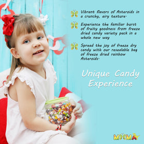 MiMa holiday party asteroids fruit snacks for festive gatherings