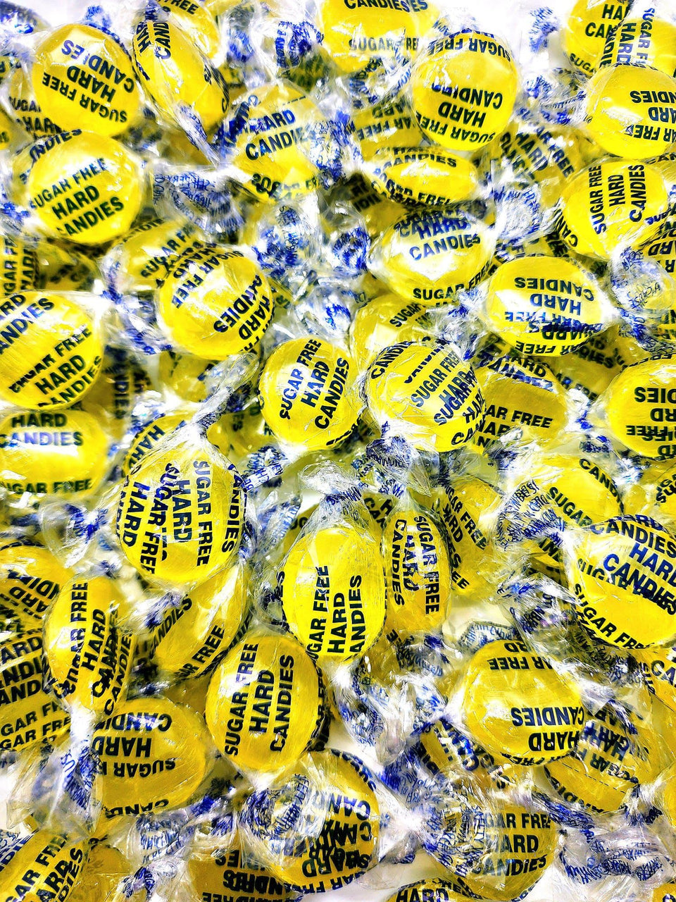 MIMA MIMA sugar-free lemon drops front-pack display for gifting and on-the-go snacking.