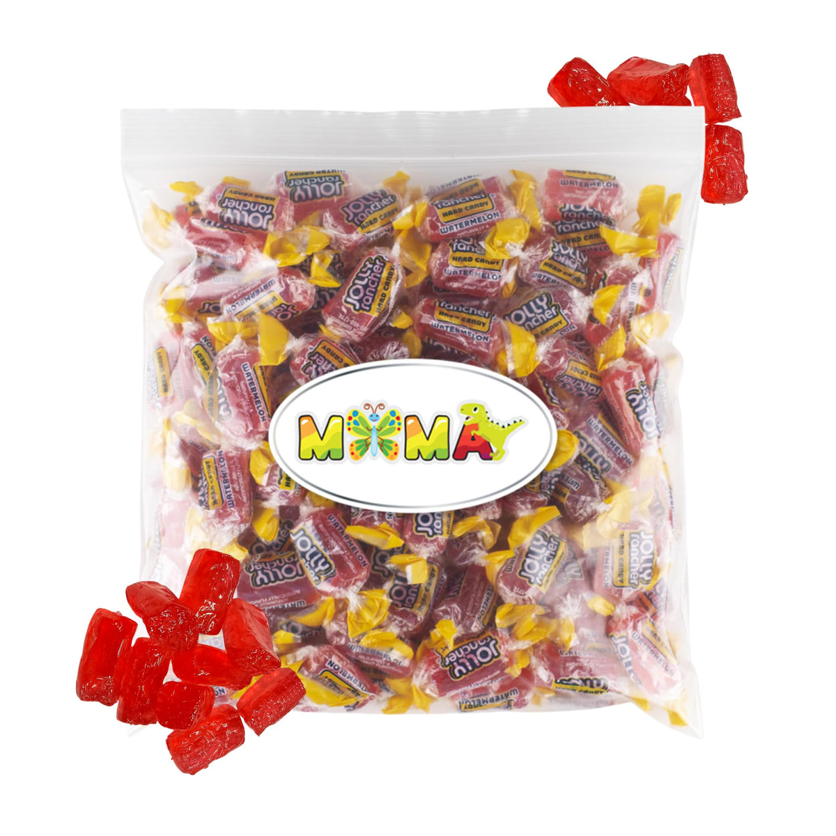 Mima Mima bulk watermelon candy option for refillable bowls and displays.