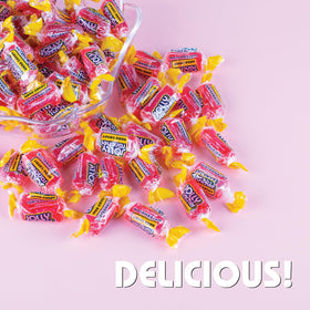 Mima Mima watermelon hard candy colorful wrappers attracting attention at events.