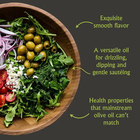 Mina cold extraction olive oil preserves fresh flavor and nutrition