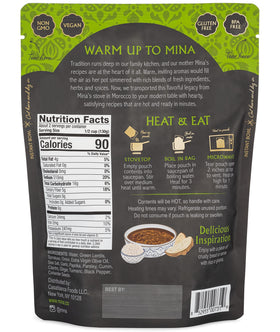 Mina Lentils gluten-free and non-GMO for clean vegan dining.