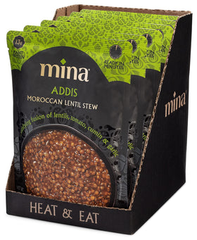 Mina Lentils microwaveable for fast, convenient lunches.