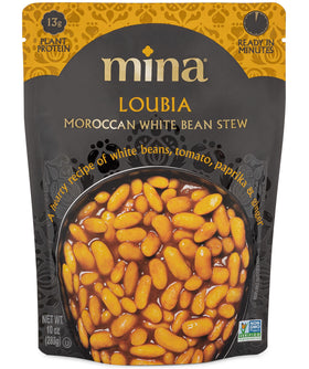 Mina Loubia stew in a bowl, ready to serve with comforting flavor.