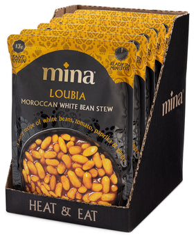 Mina Loubia stew simmer pot suggests quick weeknight dinner.