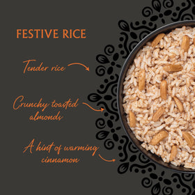 Mina microwavable pouch; heat in minutes for effortless sides.