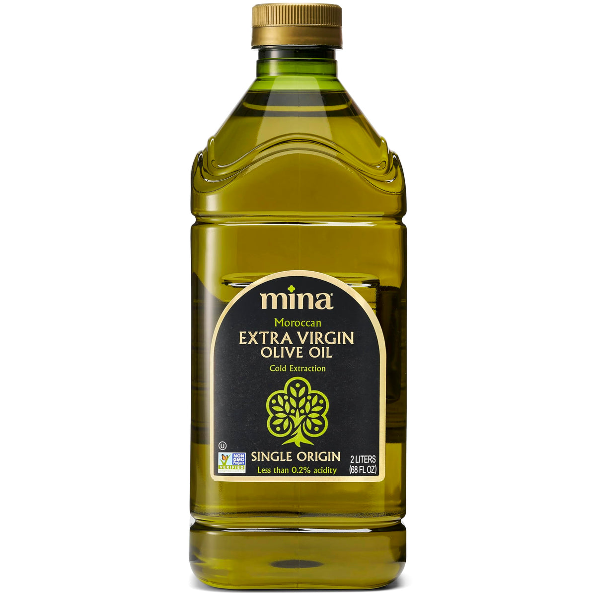 Mina Moroccan Olive Oil 2L bottle for versatile cooking and dipping