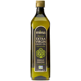 Mina Moroccan Olive Oil bottle with smooth, drizzle-ready flavor