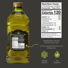 Mina olive oil pouring glass showing smooth drizzle for dressings