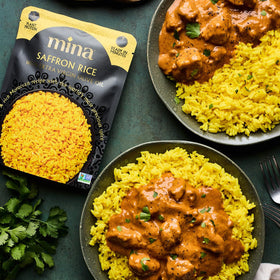 Mina Saffron Rice is non-GMO and kosher for mindful sourcing.