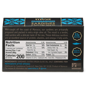 Low-sodium Mina Sardines offer a lighter snack option.